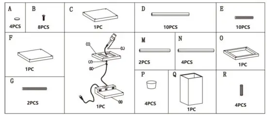 Dong Guan Ya Li Electric Appliance A-092 LED Shelf Floor Lamp with Wireless Charger - figure 2