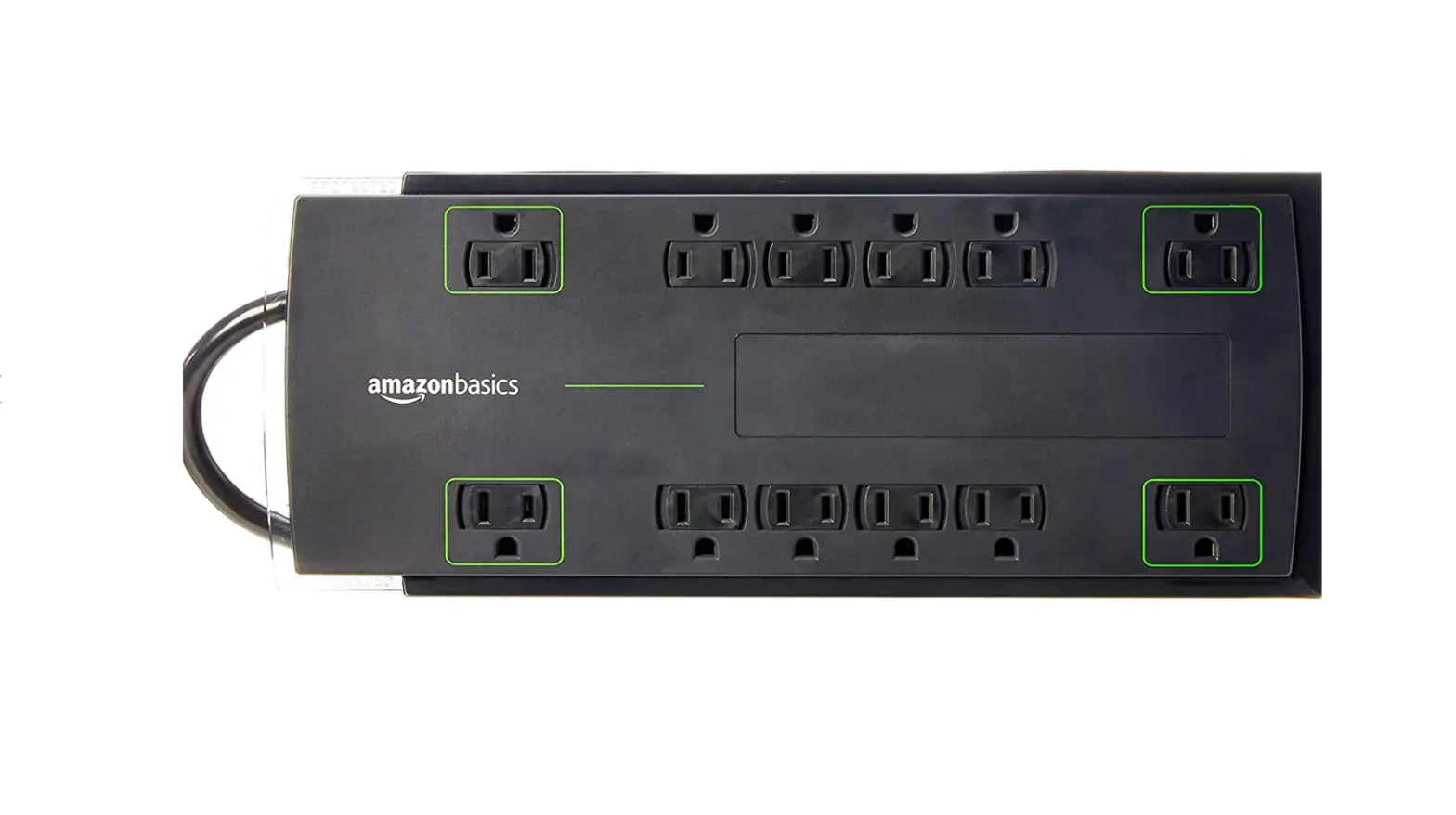 Amazon Basics 12-outlet Power Strip Surge Protector-complete Features/userr Guide