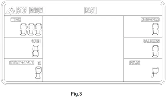 sunny Health Fitness SF RW5940 MAGNETIC AIR ROWER - Fig 16