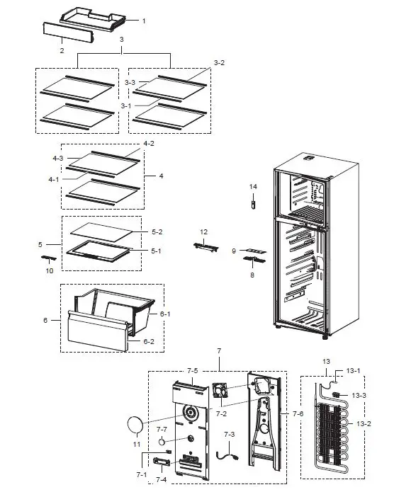 samsung-RT39K5518S8-TL-Refrigerator-Top-Mount-Freezer-fig-3