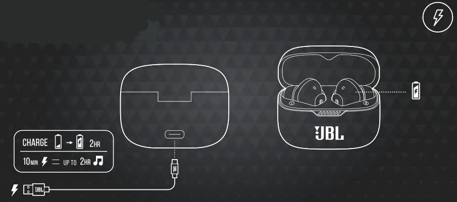 JBL T230NC BLUETOOTH HEADSET - Charging