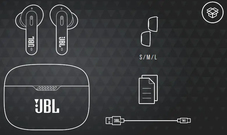 JBL T230NC BLUETOOTH HEADSET - WHATS IN THE BOX