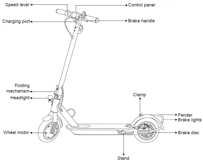 e-way E-2540 Electric Scooter fig 3