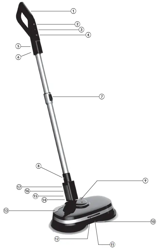 teesa-TSA5035-Power-Clean-Steam-Mop-FIG-1