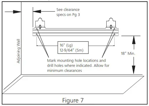 Mr Heater MHVFDF10RT Universal Unvented Room Heater - FASTENING HEATER TO WALL 3