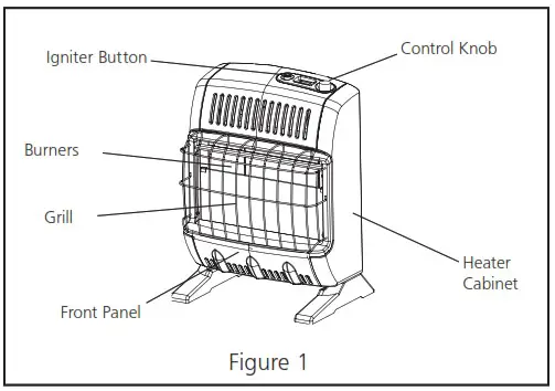 Mr Heater MHVFDF10RT Universal Unvented Room Heater - Product Features
