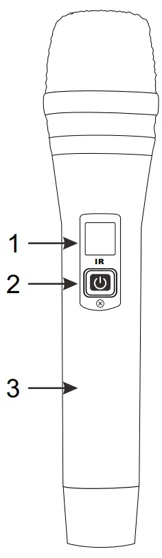 DiamondBoxx PA15 Portable Amplifier System - Microphone