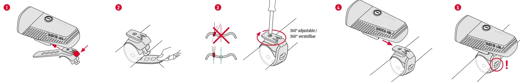SIGMA Buster 400 Front Bicycle Lamp 08