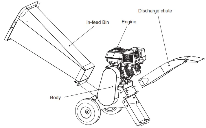 BRABER EQUIPMENT BE-WCGR4R13 Wood Chipper -Fig