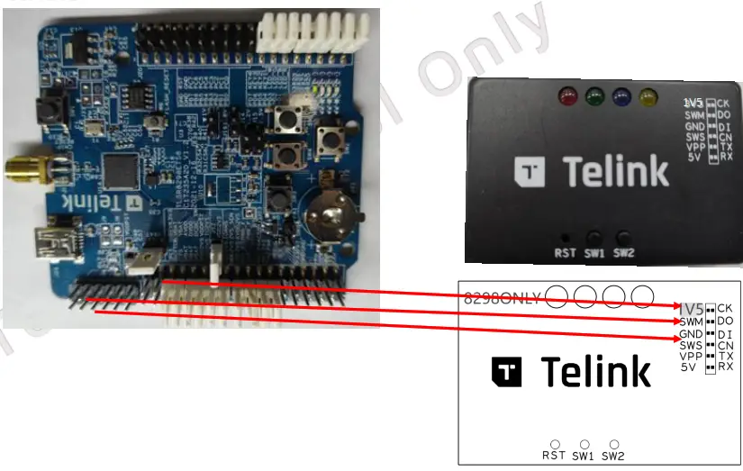 Telink TLSR8298 Development Board - fig3
