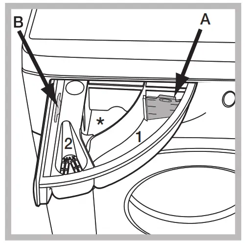 Whirlpool F161044 Freestanding Washing Machine - powder