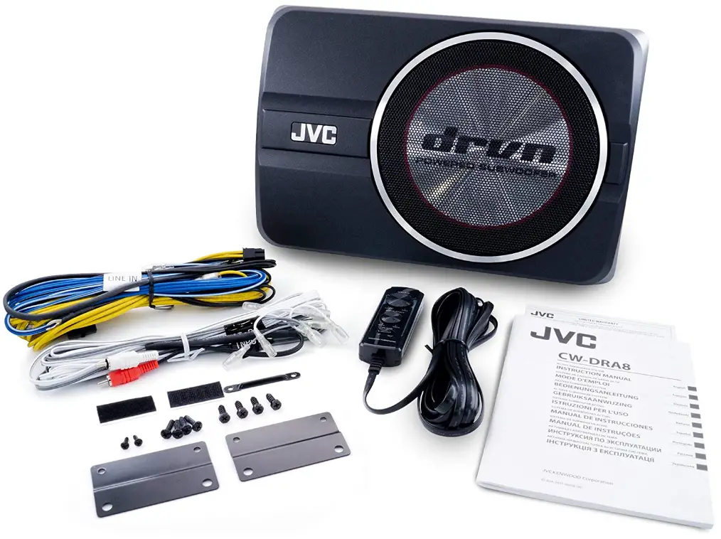 JVC-CW-DRA8-Compact-Powerful-Subwoofer-FIG-1