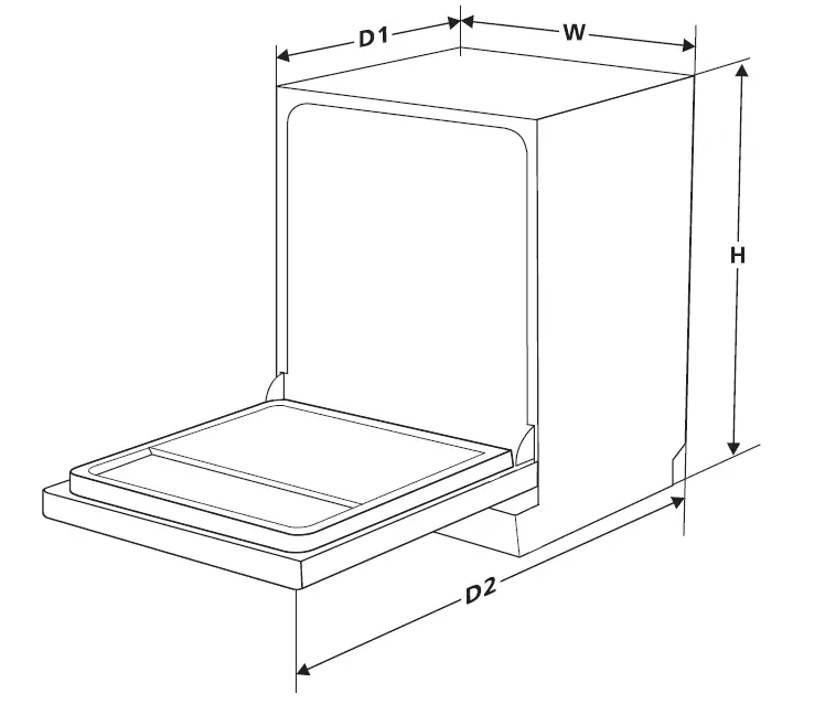 TESLA WD690MW Dishwasher fig 39