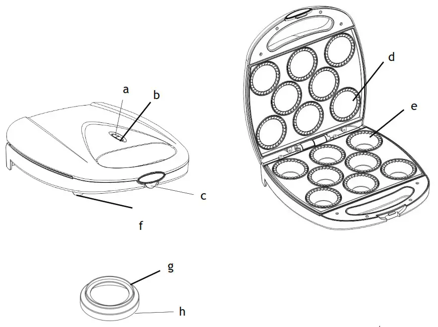 anko Pie Maker KP2818-FP - KNOW YOUR PIE MAKER