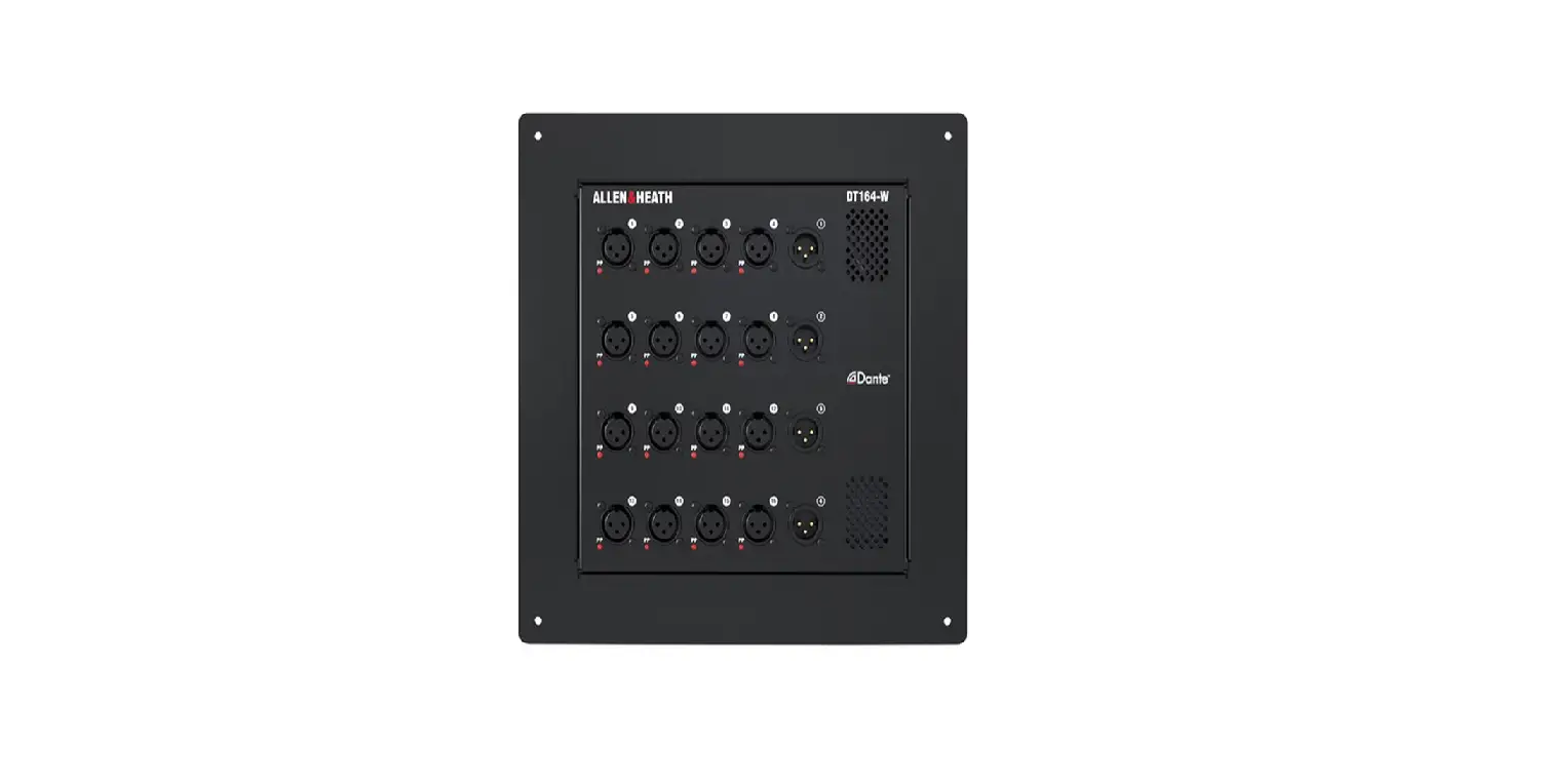Allen Heath Dt164-w Wallmount Dante User Guide