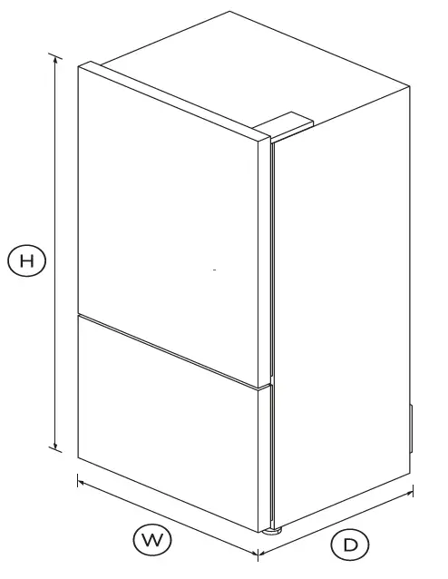 FISHER-PAYKEL-RF522BRPX6-437L-Freestanding-Refrigerator-Freezer-FEACHERD