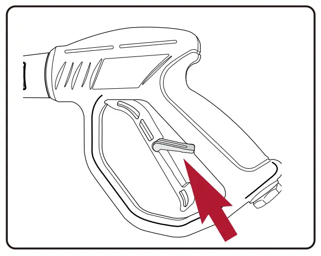 AiPOWER APW2700C Gas Powered Pressure Washer -Lock Gun Trigger