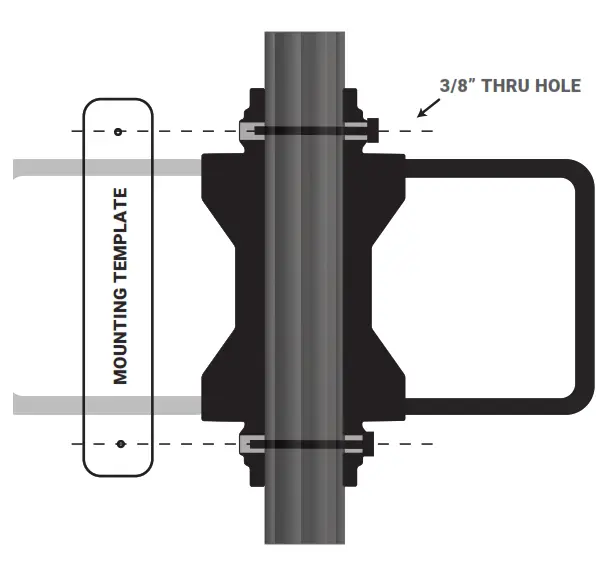 Signature Streetscapes Gigabit ETH HAT Light - MOUNTING TEMPLATE