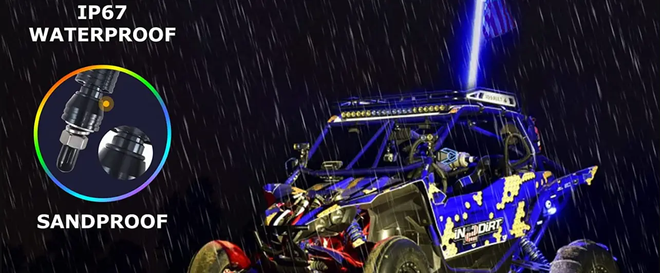 Lamvip Vipwl-09a 3ft 2pc Led Whip Light Installation Guide Lamvip Vipwl-09a 3ft 2pc Led Whip Light Installation Guide