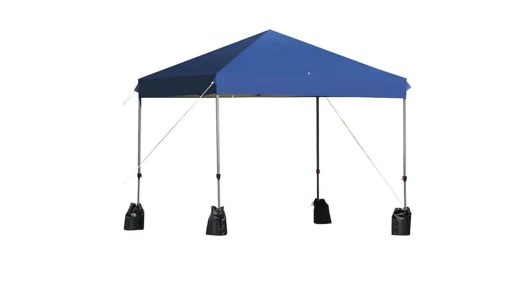 Angeles Home Opck6-70299bl Blue Outdoor Pop Up Canopy Tent Instruction Manual
