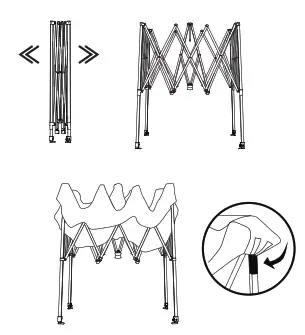 ANGELES HOME OPCK6 70299BL Blue Outdoor Pop up Canopy Tent - fig
