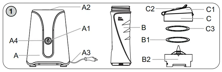 Gallet GALMS590 Sport blender-FIG2