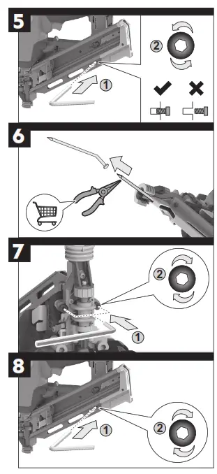 AEG A18F10FN 18V F-RAPIDFIRE 10GA 30-34° Framing Nailer - 11