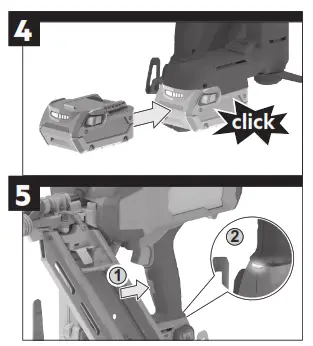 AEG A18F10FN 18V F-RAPIDFIRE 10GA 30-34° Framing Nailer - 7