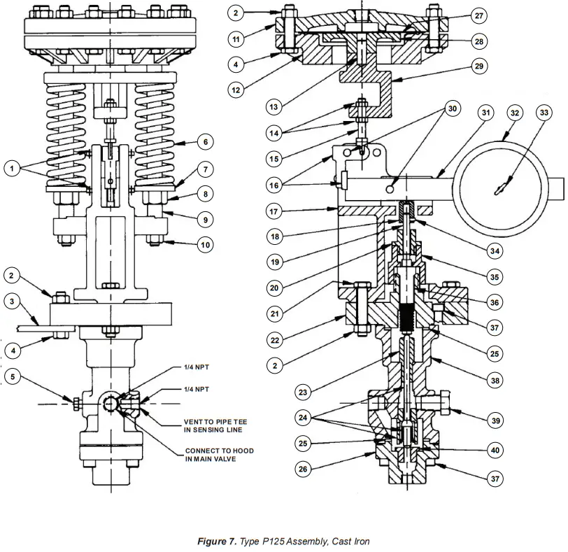 EMERSON Spence VCIMD 14952 Type P125 Trip Stop Pilot - Fig 4