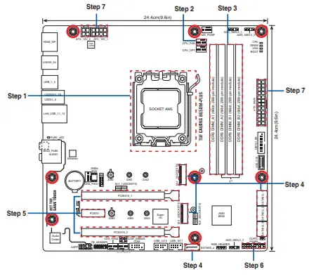 ASUS B650M-PLUS Tuf Gaming Motherboard 5