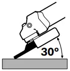 BOSCH GWS 17 125 Cordless Angle Grinder - Figure 1