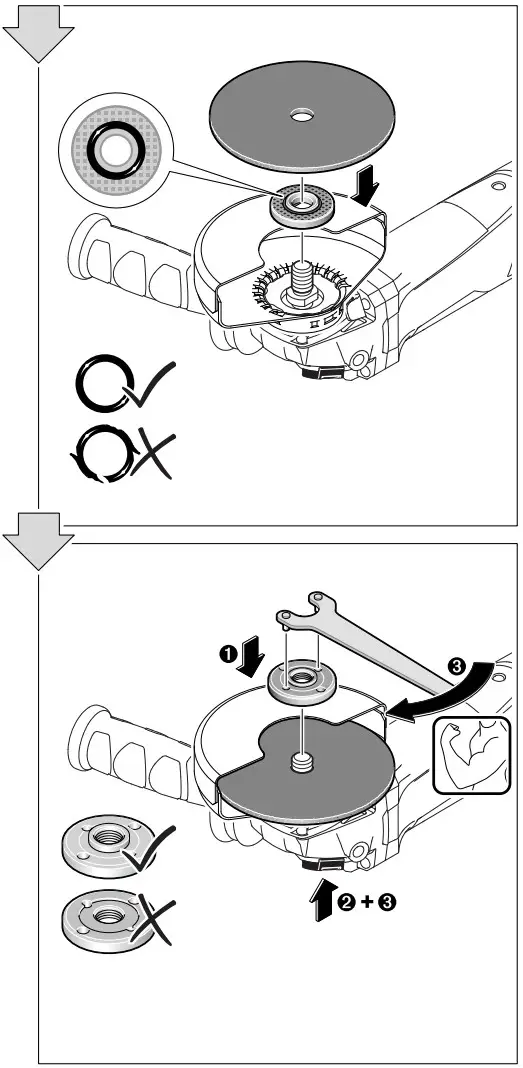 BOSCH GWS 17 125 Cordless Angle Grinder - Figure 14