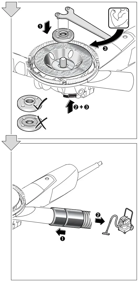 BOSCH GWS 17 125 Cordless Angle Grinder - Figure 18