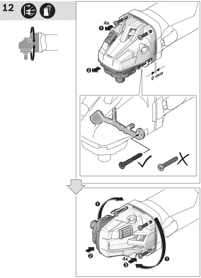 BOSCH GWS 17 125 Cordless Angle Grinder - Figure 24
