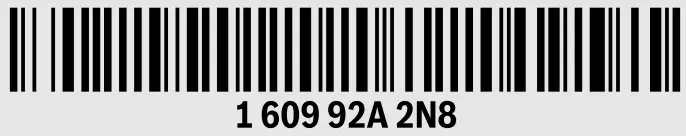 BOSCH GWS 17 125 Cordless Angle Grinder - ber code