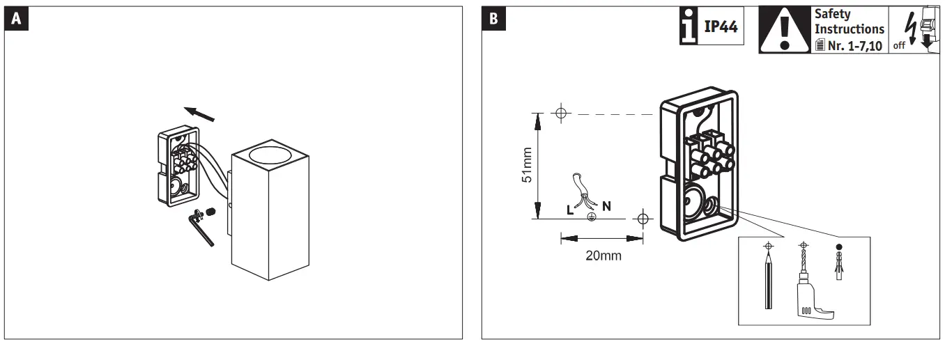 Paulmann Wall Luminaire FLAME LED-3