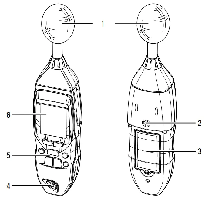 TROTEC SL400 Sound Level Measuring Device - Device depiction