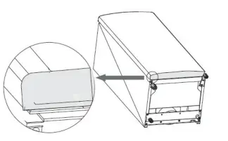 DOMO DO91122 Fridge with Freezer Section - refrigerator