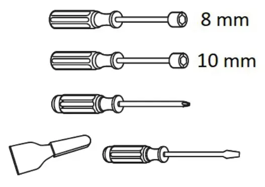 DOMO DO91122 Fridge with Freezer Section - socket driver
