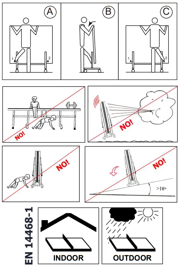 11642 Joola Outdoor J200A Grey Table Tennis Table fig