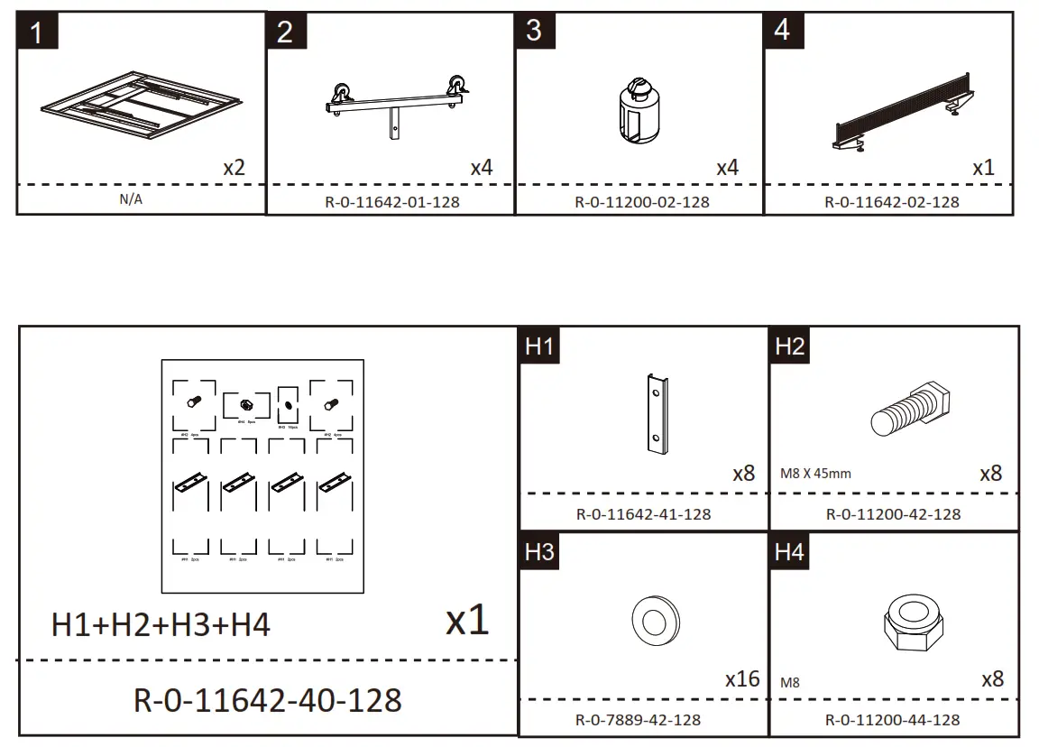 11642 Joola Outdoor J200A Grey Table Tennis Table fig1