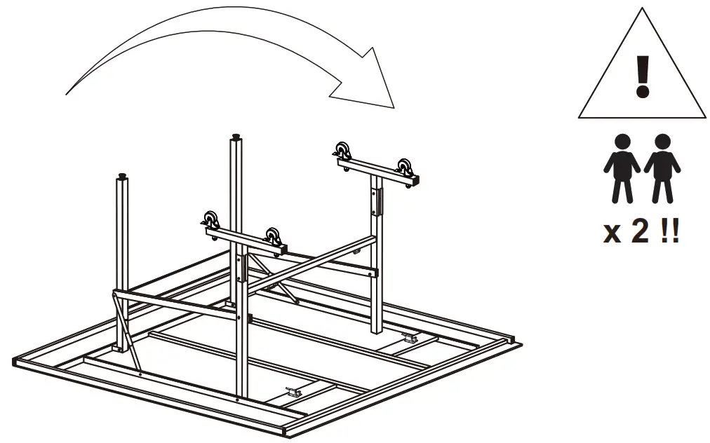 11642 Joola Outdoor J200A Grey Table Tennis Table fig3