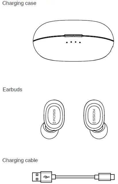 KOSS TWS250i True Wireless Earbuds-1