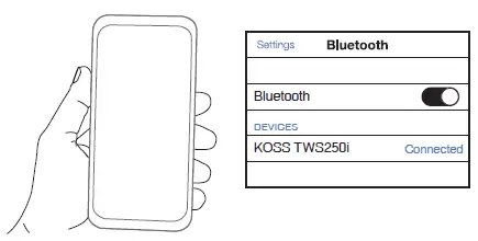 KOSS TWS250i True Wireless Earbuds-4