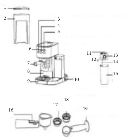BORETTI B400 Espresso Coffee Machine 1