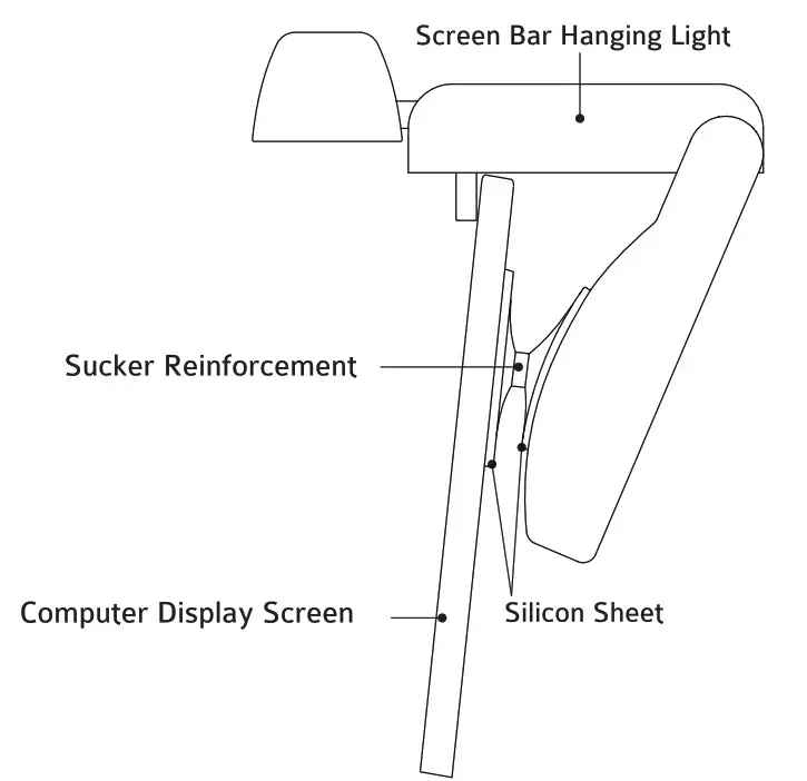 tukzer TZ ML 02 Monitor Screen Light Bar with Smart Touch Sensor - fig4