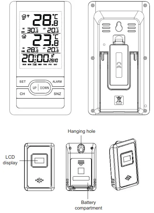 HYUNDAI HYUWS1070 Weather Station - fig1