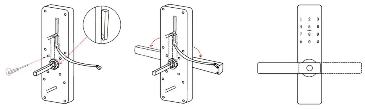 Here4Gear-H31-Smart-Lock-User - Back Panel