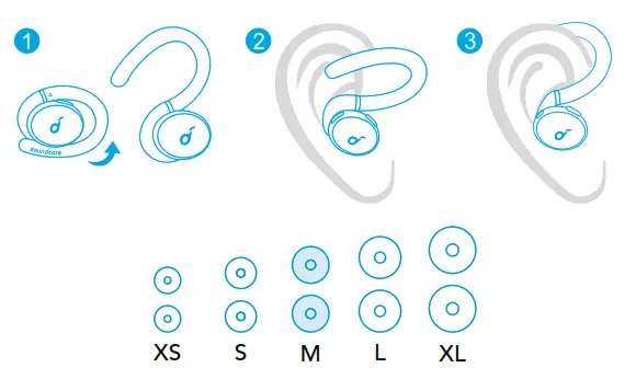 soundcore Sport X10 Workout Earbuds - charging earbuds