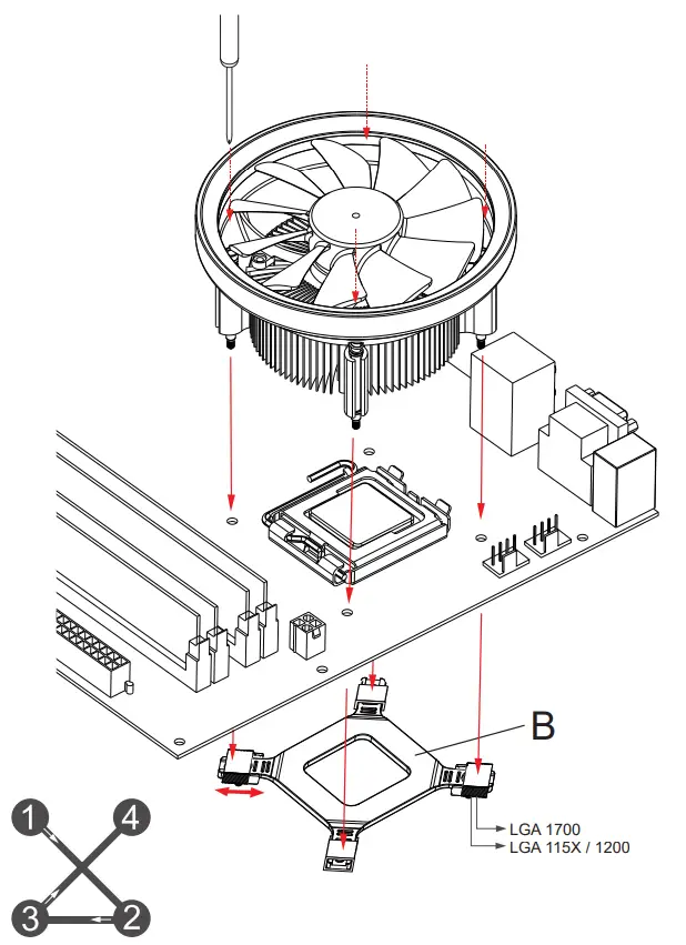 GAMDIAS E1L-010 CPU Cooler - Fig4